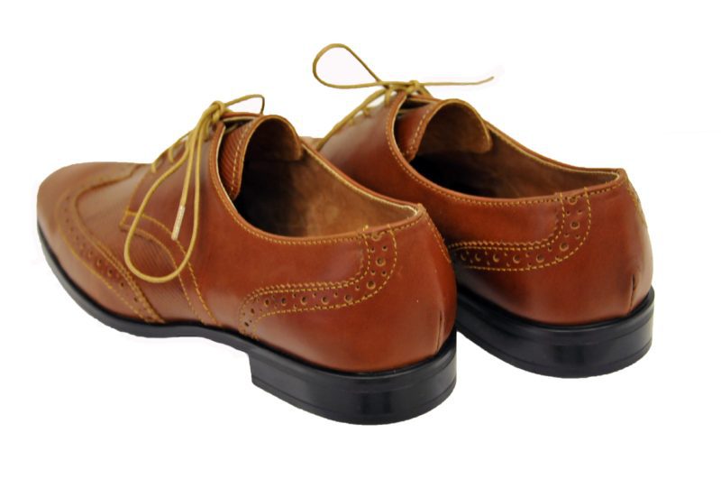 Camel leather shoes MAN2MAN