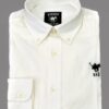 Λευκό βαμβακερό μακρυμάνικο πουκάμισο Polo Club Vinson