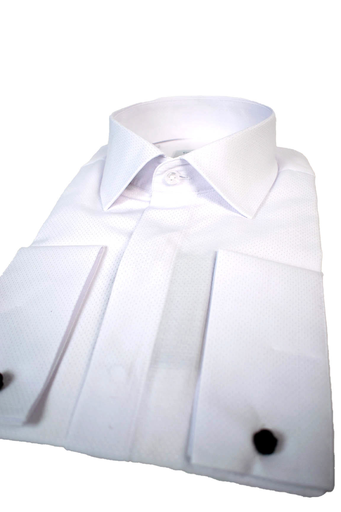 Λευκό βαμβακερό μακρυμάνικο πουκάμισο CARLO BRUNI