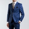 Μπλε σκούρο κοστούμι με γιλέκο MASSIMO VENEZIANI