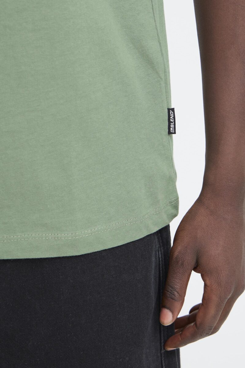 Μέντα βαμβακερό κοντομάνικο μπλουζάκι λαιμόκοψη με στάμπα BLEND COMPANY